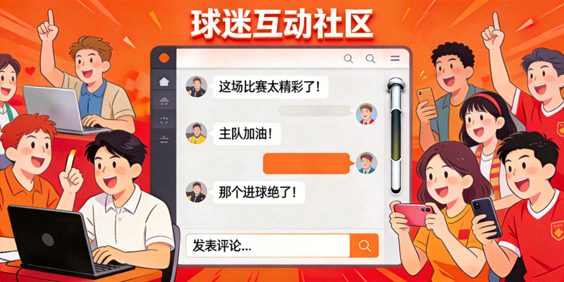 球迷互动社区聊天室 - 众多球迷在线讨论赛事