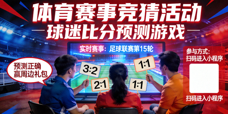 体育赛事竞猜活动 - 球迷参与比分预测游戏